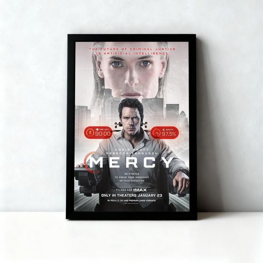 Discover Mercy 2026 Movie Poster,Vintage Poster,Print Poster,Wall Decor Print,Home Decor Poster,Christmas Gift