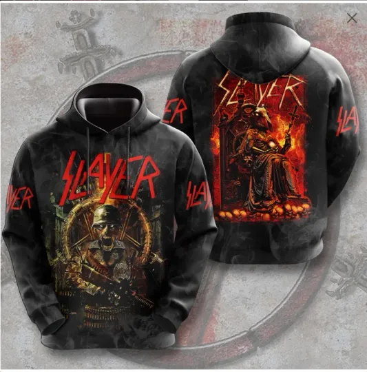 Discover New Slayer 3D Hoodie All Over Printed Gift For Valentine