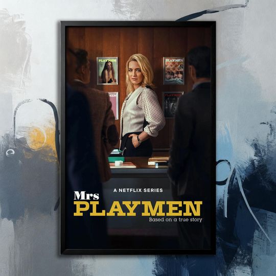 Discover Movie Poster- Mrs Playmen (2025) | Movie Canvas| Wall Art Collection| Poster Unframed| Movie Art| Cover Poster