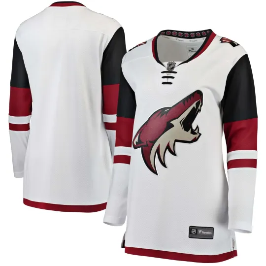 Discover Fanatics Women's Arizonna Coyotes White Breakaway Jersey Medium