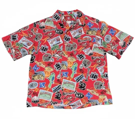 Discover Retro Buccanner Hawaiian Shirt, Throwback Shirt, Tampa Bay Shirt