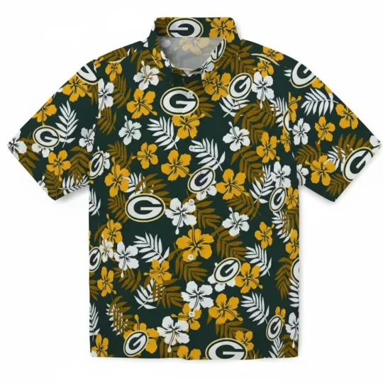 Discover Green Bay team Packer On Field Green button down shirt, retro hawaiian