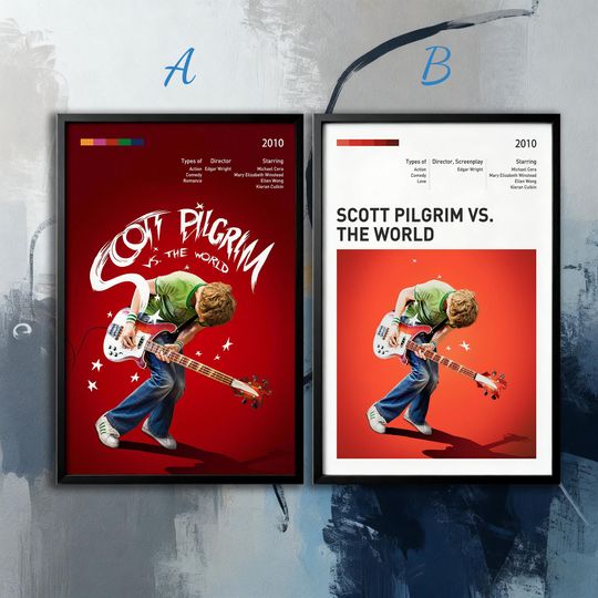 Movie Poster- Scott Pilgrim vs. the World Cover Poster