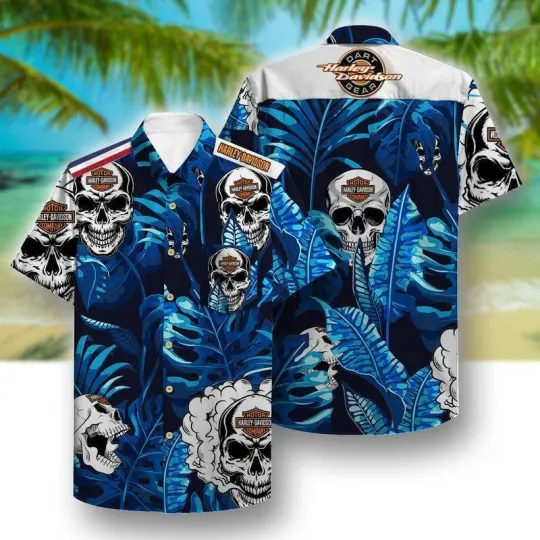Discover Haarleyy Daviidso'n Hawaiian Shirt, Casual Shirt For Men