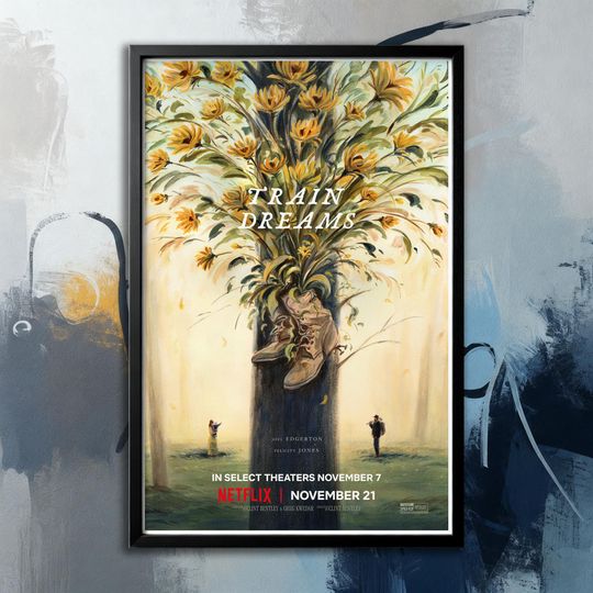 Discover Movie Poster- Train Dreams (2025) | Cover Poster