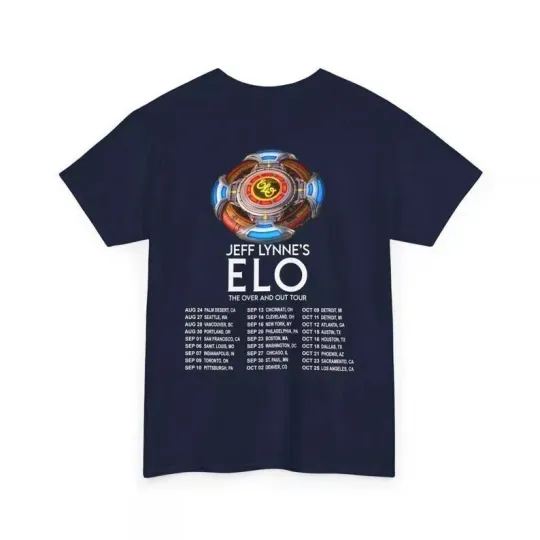 Jeff Lynne's ELO The Over and Out Tour Concert T-Shirt