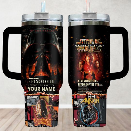 Discover Custom Star Wars Tumbler 40Oz, Darth Vader Tumbler, Episode IV A New Hope Tumbler, Disney Movie Tumbler,Revenge Of The Sith Tumbler Cup