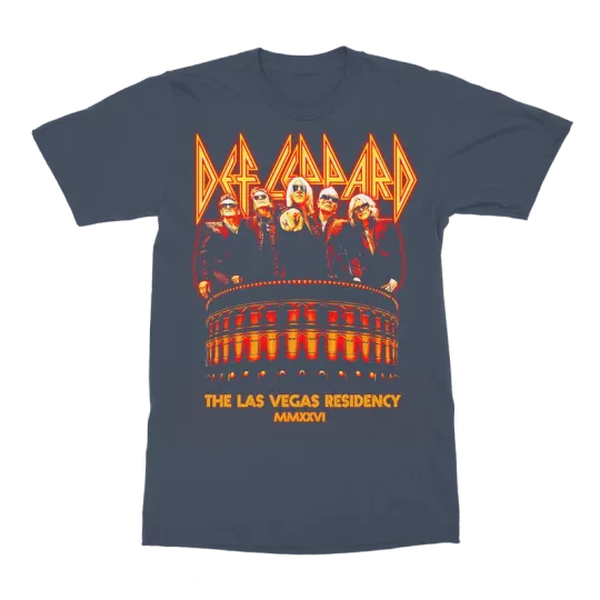 Discover DEF LEPPARD "Photo Residency 2026" Merch T-shirt All Size