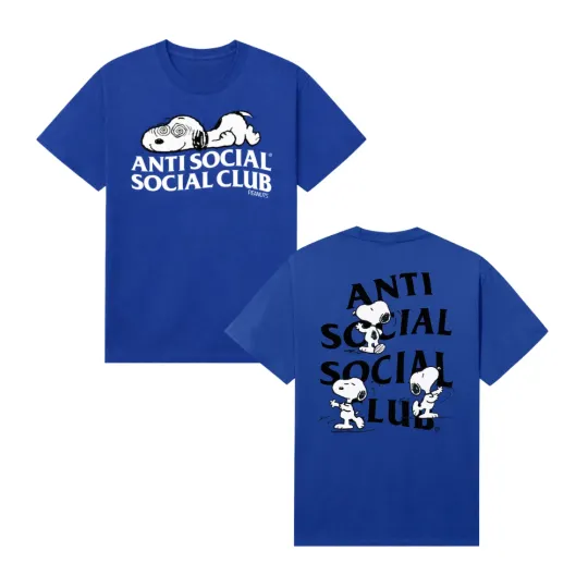 Discover Anti Soociial Clubb x Peanuts "Feeling Funny" T-shirt All Size