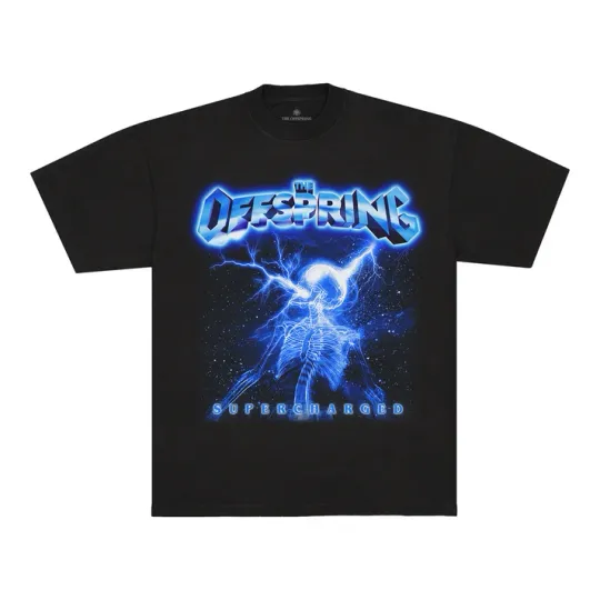 Discover The Offspring Supercharged Skeleton 2026 Tour Merch T-shirt Reprint All Size