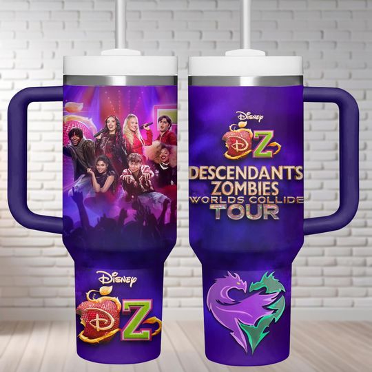 Discover Descendants Zombies World Tour Tumbler 40Oz, Disney The Rise Of Red, Zombies 4 Tumbler, Zombies Skye, Epcot Summer Music Festival Cups