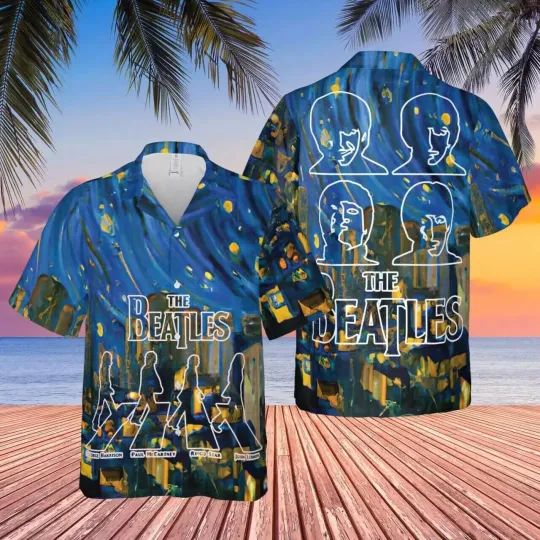 The Beatles Hawaiian Shirt, Casual Shirt For Men