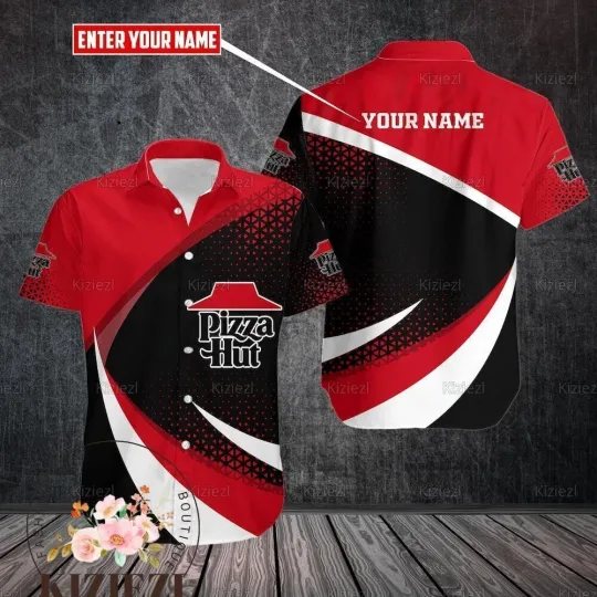 Discover Pizza Hut Hawaiian Shirt, Casual Shirt For Men