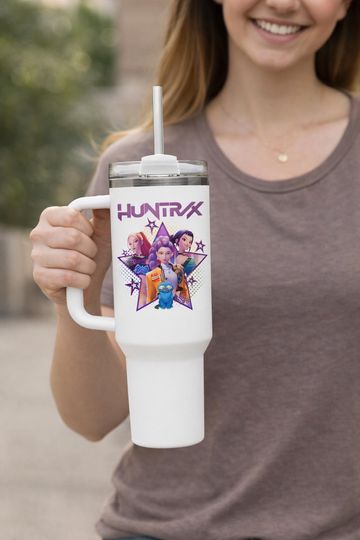 Discover HuntrX pop star character collage Tumbler | 40oz travel mug. Custom option available