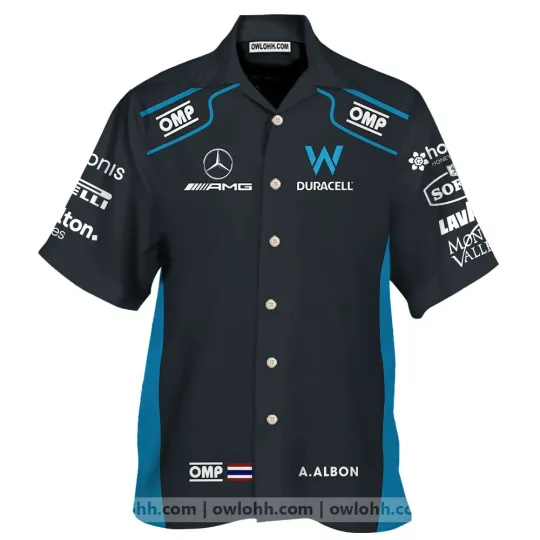 Discover Alexander Albon Williams Racing Hawaiian Shirt