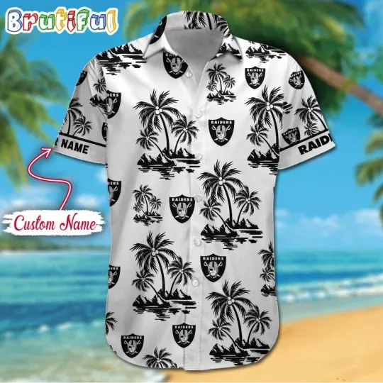 Discover football Las Vegas Palm Tree Tropical Summer Hawaiian Shirt