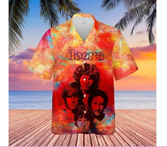 Discover The Doors Unisex Hawaiian Shirt Summer Shirt Full Size S-5XL