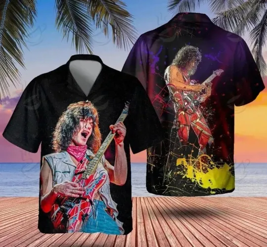 Rock Band Eddie Hawaiian Shirt, All Over Print, Music Lover