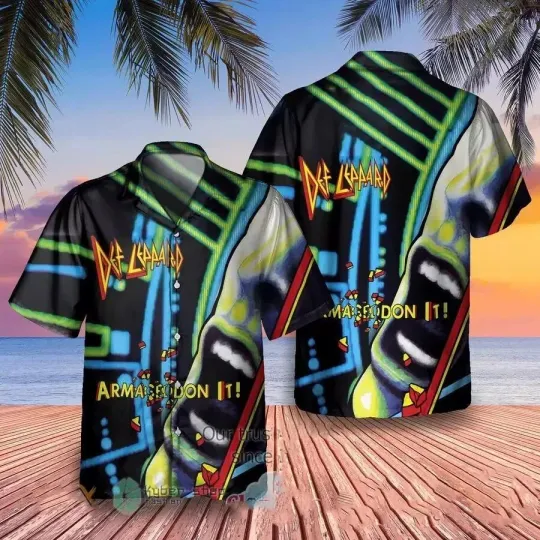 Discover Armaged Hawaiian Shirt Def Leppard Shirt Size S-5XL Gift For Fan