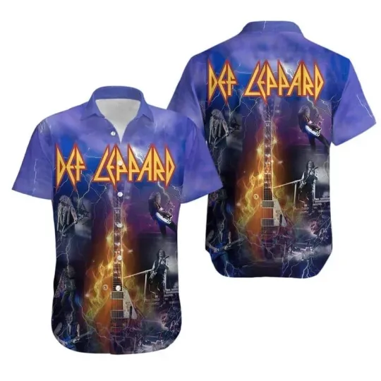 Discover Def Leppard Hysteria Shirt, Hawaiian Graphic Gift for Fan