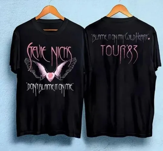 Discover Vintage 1983 Stevie Nicks Blame It on My Wild Heart Tour Unisex T-Shirt