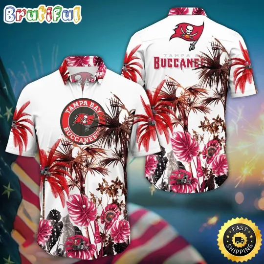 Discover football Tampa Bay Hawaiian Shirt Palm Tree Aloha Shirt For Fans