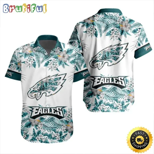 football Philadelphia Hawaiian Shirt Special Floral Tropical Team Spirit