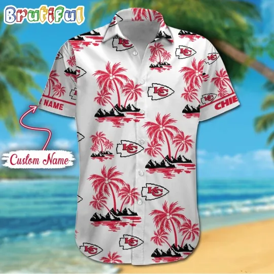 Discover football Kansas City Palm Tree Tropical Summer Hawaiian Shirt
