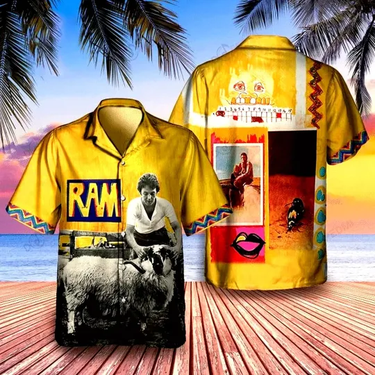 P. McCartney Ram 1971 Album Hawaiian Shirt for Fans