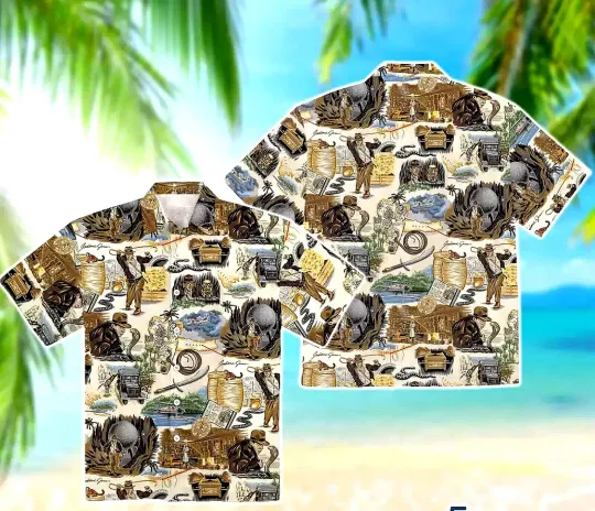 Discover Raiders Of The Lost Indiana Jones Hawaiian Shirt