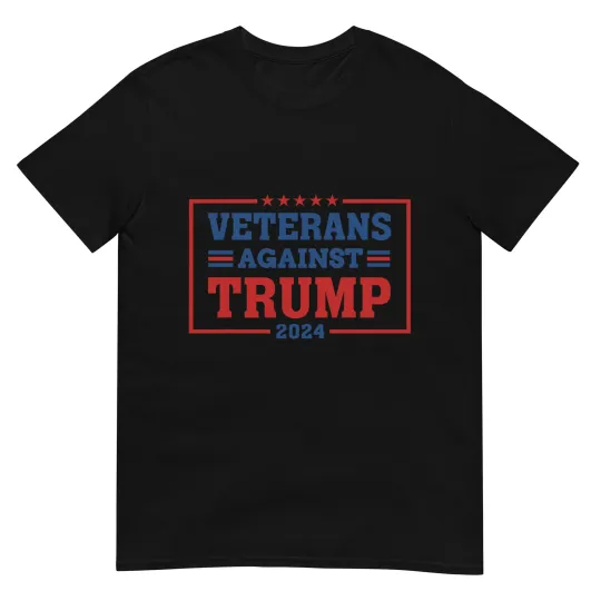 Discover Veterans Against Trump Patriotic Veterans Vote Anti Trump President  T-shirt