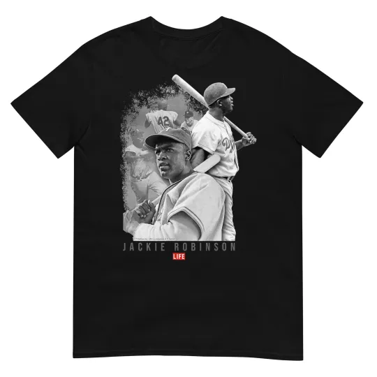 Discover _ Jackie Robinson 03 _ Baseball T-Shirt