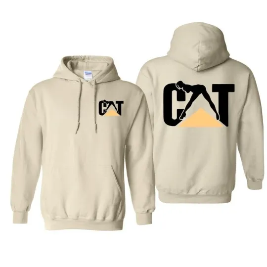 Discover Cat and Woman Lady Cat Double Sided Hoodie Unisex Multicolor 2025