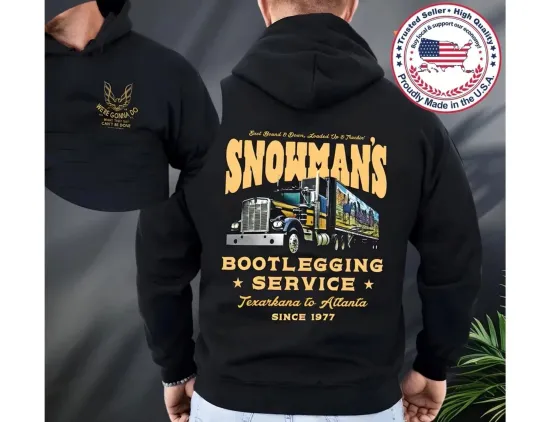 Discover Snowman’s Bootlegging Service Hoodie, Smokey and the Bandit Truck Hoodie