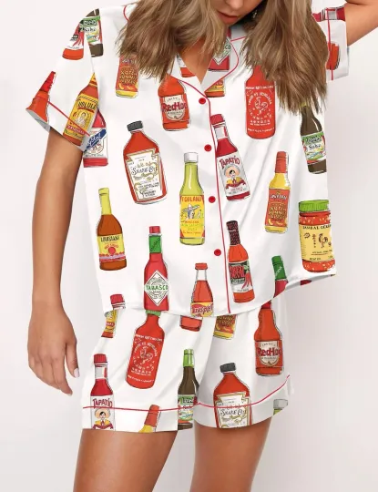 Discover Hot Sauce Pajamas Set For Women