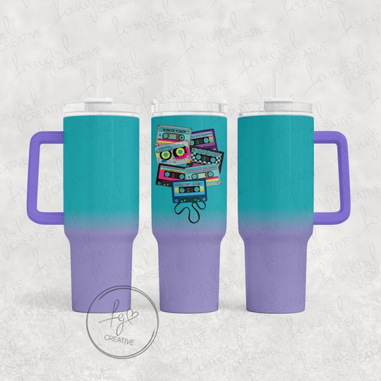 Discover Boyband Cassette Tapes 40oz Stainless Steel Tumbler