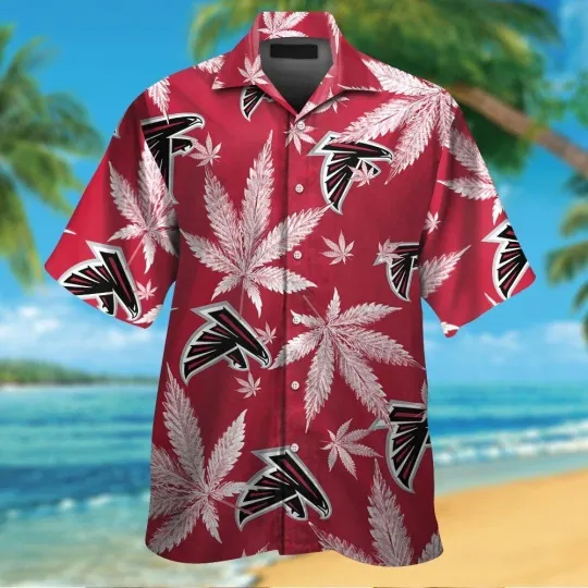 Discover Atlanta Short Sleeve Button Up Tropical Hawaiian Shirt VER09