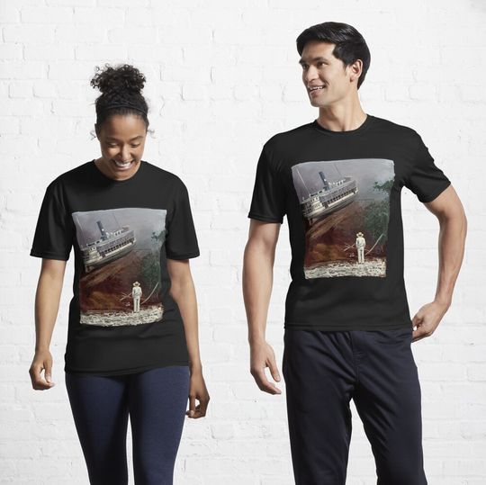 Discover Fitzcarraldo Illustration by Burro Active T-Shirt