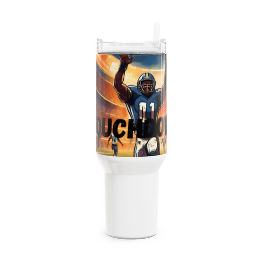 FootballTumbler, 40oz, football is life,