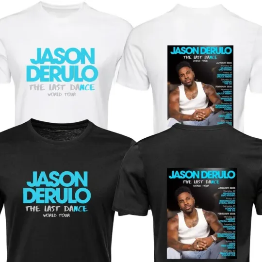 Discover Jason Derulo T-Shirt The Last Dance Inspired tour 2026