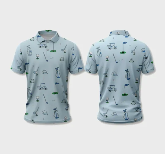 Discover Men Funny Vintage Plain Golf Polo Shirt for Men