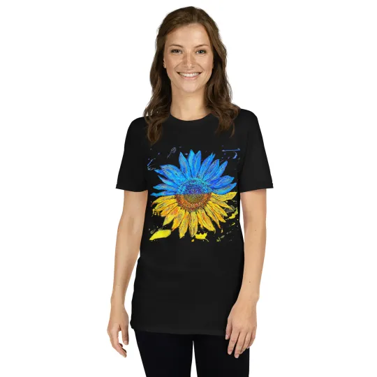 Discover Ukraine Sunflower Ukrainian Flag T-Shirt