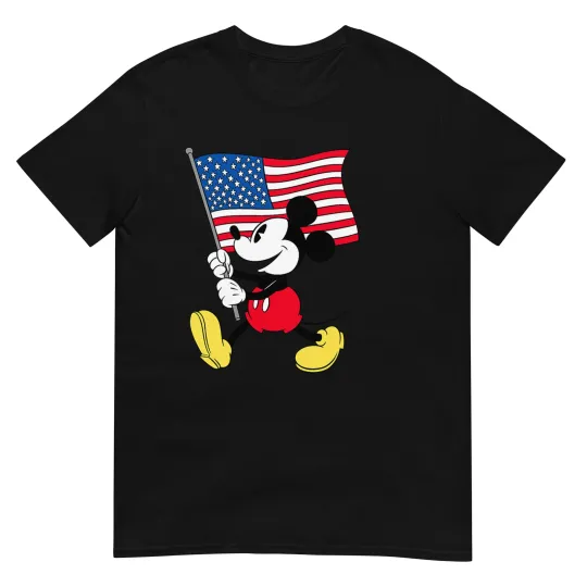 Discover Disney Mickey Mouse Americana Flag T-Shirt