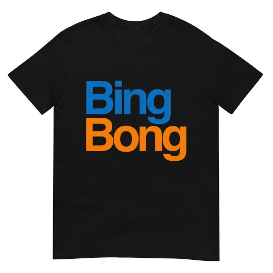 Discover Funny NYC Subway Bing Bong Rally T-Shirt