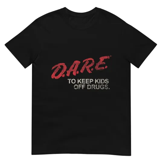 Discover D.A.R.E. Program Dare to Keep Kids Off Drugs PSA T-Shirt