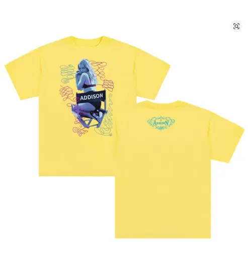 Discover New Addison Rae Addison Modern Pop Star Tee Full Size Range Unisex SE1197