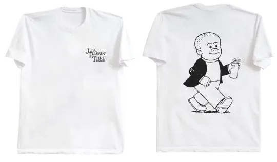 Discover Just Passin Thru Laid Back Vibe Men & Women 2-sided Tee SE1179