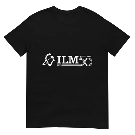 Discover Lucasfilm Industrial Light & Magic ILM 50th Anniversary Logo T-Shirt