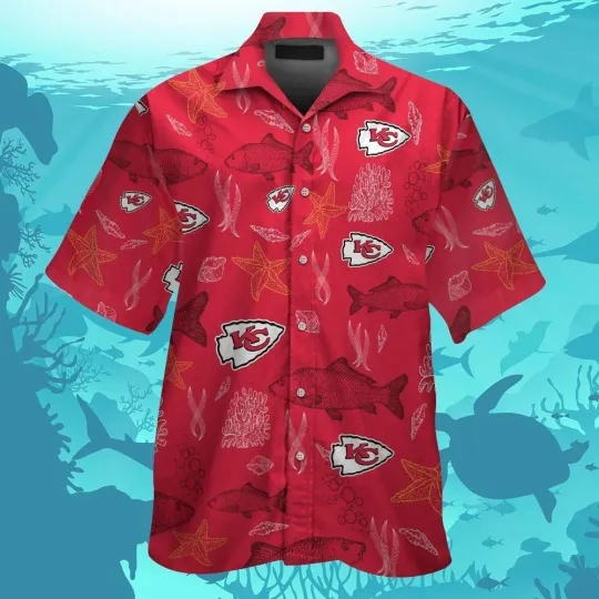 Discover Kansas City Short Sleeve Button Up Tropical Hawaiian Shirt VER031