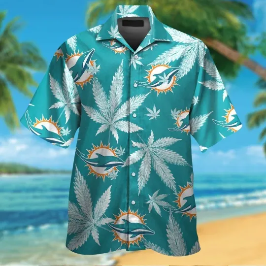 Discover Miami Short Sleeve Button Up Tropical Hawaiian Shirt VER09